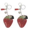 oly-9967bbbc1abdc5327c759ac562a37a50 Wholesale Diamond studded strawberry keychain