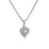 Wholesale Casual Elegant Simple Style Heart Shape Copper Plating Inlay Zircon 18k Gold Plated Earrings Necklace