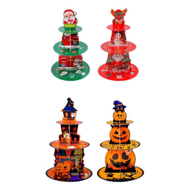 Wholesale Halloween 3D Paper Cake Tray