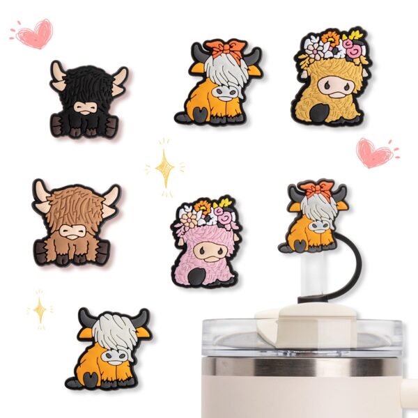 Wholesale Pack Yak Gro Straw Cap Cartoon Animation