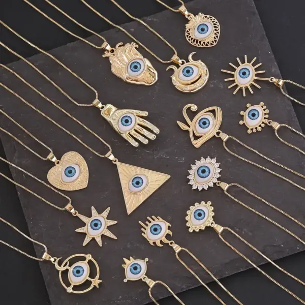 Wholesale Heart 304 Stainless Steel Copper Plating 18K Gold Plated