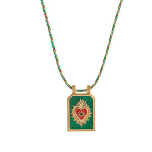Green necklace (without beads)