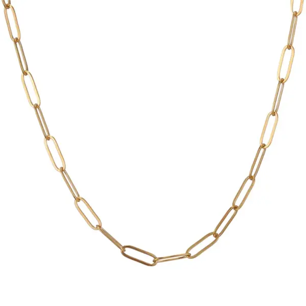 Wholesale Simple Style Geometric Stainless Steel Plating Necklace 1 Piece