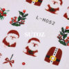 Wholesale Cartoon 3D Christmas nail art stickers