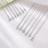 Wholesale Ion Plating (IP) 16K Gold Platinum Real Gold Plated Letter 304 Stainless Steel Simple Style Waterproof Non Tarnish 304 Stainless Steel Pendant Necklace