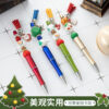 oly-99d62ac593cbadd32c775d7955f3b332 Wholesale beaded pens Christmas Beaded Pen DIY Stationery Tassel Glue Beads
