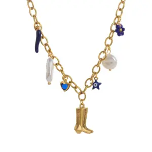 Boots Necklace