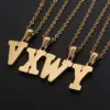304 Stainless Steel Titanium Steel 18K Gold Plated Simple Style Plating Inlaid Shell Letter Shell