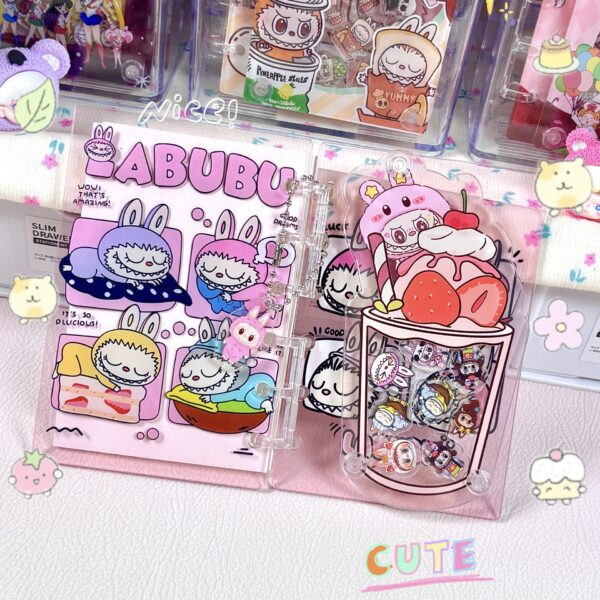 Wholesale A7 acrylic loose-leaf notebook