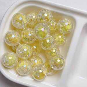 06-Yellow / The size is about 16mm, the aperture is about 3.5mm