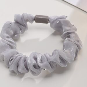 Hot drilling small hair ring gray