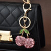 Wholesale Europe and the United States new cherry key chain cross-border Amazon AliExpress wish hot bag milk tea cup pendant fruit