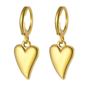 Golden glossy heart