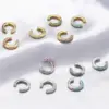 Wholesale 1 Pair Elegant Luxurious Shiny C Shape Plating Inlay Copper Zircon 18k Gold Plated Ear Cuffs