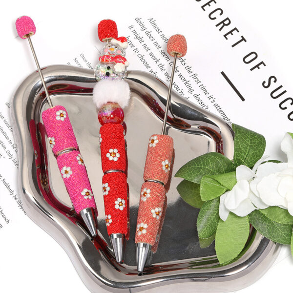 Wholesale Daisy-themed rhinestone ballpoint pen