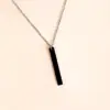 Wholesale Jewelry Simple Style Geometric 304 Stainless Steel Black Plated