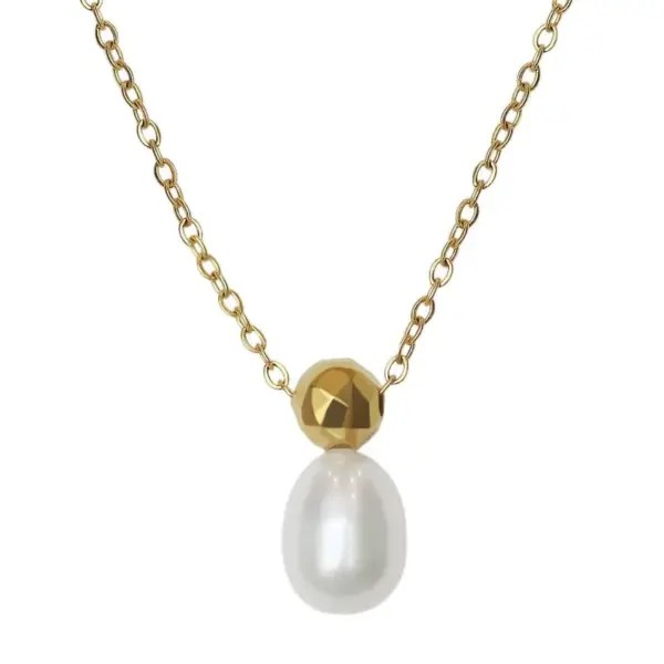 Trendy Sweet Fresh Small Red Heart Titanium Steel Necklace Women's Ins Style Luxury Plated 18K Gold Versatile Clavicle Chain