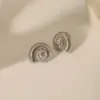 1 Pair Casual Vintage Style Knot Spiral 304 Stainless Steel 18K Gold Plated Ear Studs