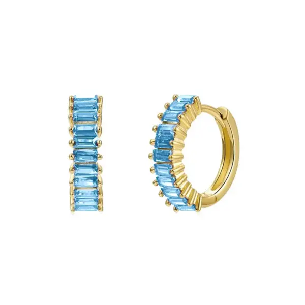 oly-9a405d4f4d41088029354377e5c46fb5 Wholesale Fashion Geometric Plating Copper Artificial Gemstones Earrings