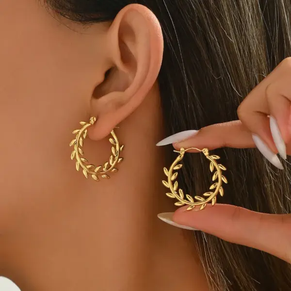 304 Stainless Steel Star Electroplating K Gold Plated Gold Plated Elegant Cute Drop Earrings Ear Studs