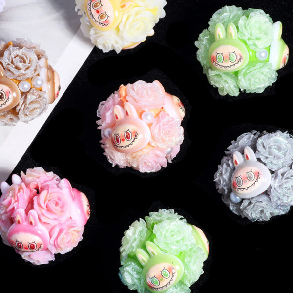 oly-9a531a39c423607758d882c9673735f0 Wholesale DIY loose bead phone/keychain with straight holes - Monster Doll OLY Exclusive