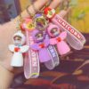 Wholesale Anti-service White Angel key chain nurse's day Angel key pendant bag hanging nurse's day small gifts