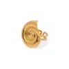 Wholesale Jewelry IG Style Simple Style Spiral 304 Stainless Steel 18K Gold Plated PVD Coated Open Rings