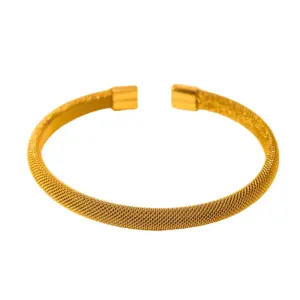 21-DQ-W-021 Open Bangle / 18k