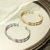 Wholesale Copper 18K Gold Plated Lady Inlay Geometric Zircon Bangle