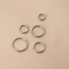 1 Piece Nose Rings & Studs Fashion Circle Pure Titanium Plating Nose Pin