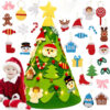 Wholesale Cross-Border New felt Christmas tree Christmas decorations Children DIY felt cloth Christmas tree Christmas children's ornaments