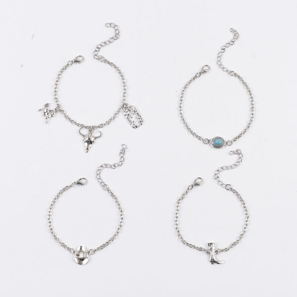 Wholesale Retro Western Cowboy Style Set Bracelet