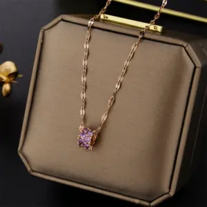 8840 Rose Gold Purple Zirconium
