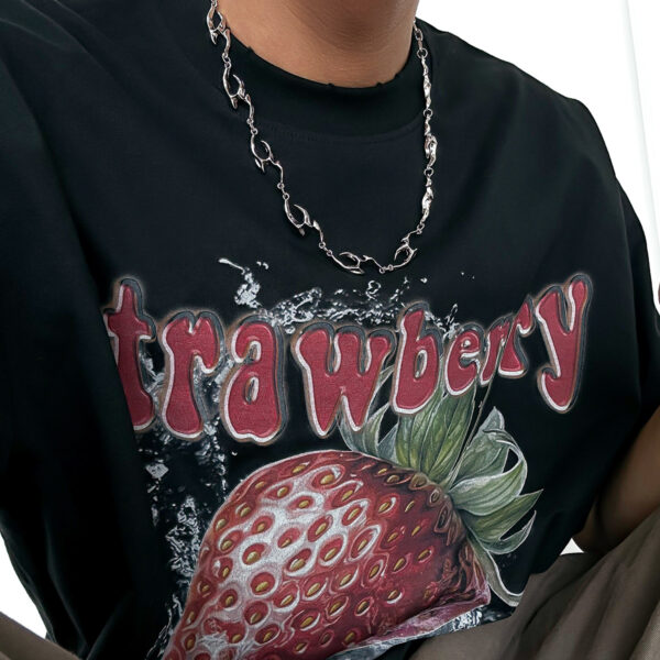 Wholesale European and American fashion new irregular metal necklace men's fashion high-end stainless steel clavicle chain cross-border men's jewelry