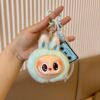 Wholesale Plush Big Head High-End Labubu School Bag Pendant Vinyl Doll Doll Pendant Car Keychain Wholesale Small Gifts