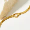 Wholesale Jewelry Retro Heart Shape 304 Stainless Steel 16K Gold Plated White Gold Plated Gold Plated Plating Stainless Steel Necklaces