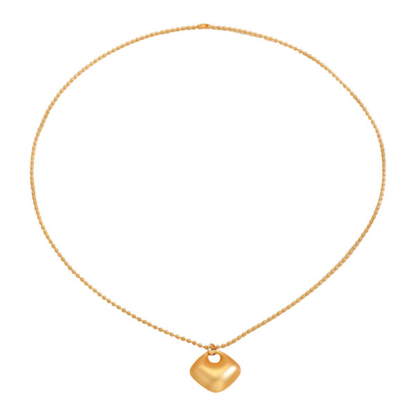 oly-9b025ed90c8dd418254c505fc0534662 Wholesale lished brushed geometric minimalist necklace I
