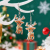 Wholesale Christmas Cartoon Reindeer Acrylic Earrings