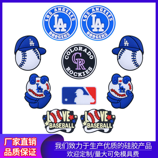 Wholesale Baseball silicone beads