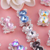 oly-9b17b56c98562883860b186e753c0026 Wholesale Heavy double-sided alloy bear diamond ball DIY Fancy Beads