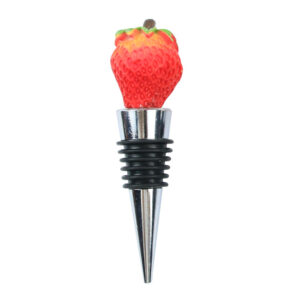 Strawberry wine stopper