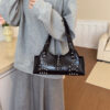 Wholesale Vintage Rivet Handbag High-end Women's Shoulder Bag Underarm Bag