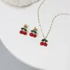 Wholesale PVD Coated Real Gold Plated 14K Gold 304 Stainless Steel Sweet Waterproof Non Tarnish Earrings Ear Studs