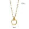 201 Stainless Steel 304 Stainless Steel Heart Shape Ion Plating (IP) Stone-Free 18K Gold Plated Casual Elegant Streetwear Waterproof Non Tarnish Ball Chain Lobster Trigger Clasp Closure Pendant Necklace