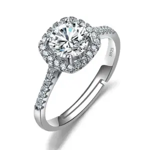 Classic Square 1 Karat / Adjustable Opening