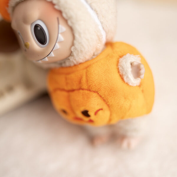 Wholesale Doll clothes keychain, Halloween hat, pumpkin costume doll