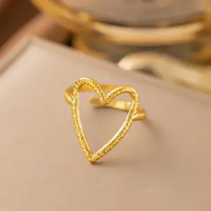 7 [Af87] Big Heart Ring / Gold