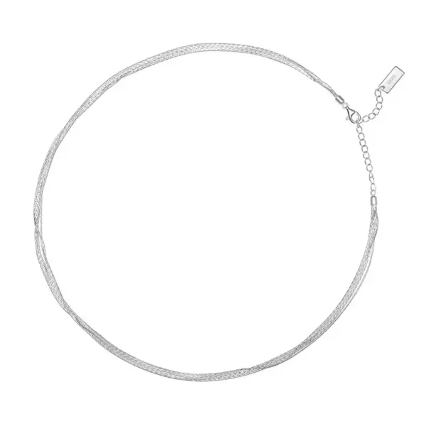 Wholesale PVD Coated Real Gold Plated 18K Gold Solid Color 304 Stainless Steel Classic Style Waterproof Non Tarnish 304 Stainless Steel Necklace