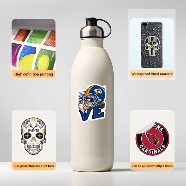 Wholesale 50 football team graffiti stickers
