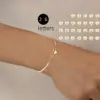 Wholesale 304 Stainless Steel 14K Gold Plated Rose Gold Plated White Gold Plated IG Style Simple Style Layered Plating Inlay Letter Heart Shape Zircon Bracelets